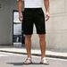 Summer Men's Knitted Waffle Shorts Breathable Casual Beach Five Point Pants Solid Color Versatile Luxury_viptrois.com