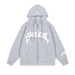 2023 American Style Zipper Hoodie Gothic Letter Star Print Casual Jacket_viptrois.com