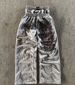 Men's Clothing Loose Retro Heavy Letter Print Casual Pants Double Waist High Street Fashion Wide Leg Pants Hip Hop Contrast Color Sweatpants_viptrois.com