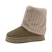 Thick-soled snow boots and fleece short boots_viptrois.com