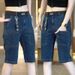 Men's Trendy Six-Pocket Denim Summer Outdoor Thin Versatile Mid-Length Cargo Shorts Loose Elastic 7_viptrois.com