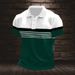 Men's Clothing Men's Slim Fit Polo Shirt Ribbed Striped Lapel Button Solid Color Splicing T Shirt Top_viptrois.com