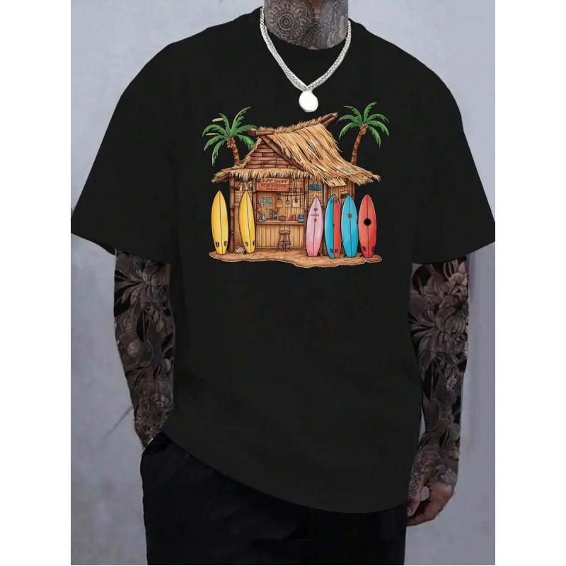 Camiseta Negra Manga Corta Para Hombres, Gráfico Bola Y Bolos "I'D HIT THAT", Ropa Casual De Humor Deportivo_viptrois.com