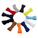 Terylene Cotton Solid Color Wide 8mm Flat Shoelaces Bright Color Canvas Shoe Shoe LACES_viptrois.com
