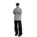 Collar Sweatshirt For Men And Women In Autumn, Contrasting Colors, Polo Collar Long Sleeved Pullover_viptrois.com