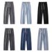 Men's Summer Lightweight Retro Straight Leg Jeans With Drawstring & Relaxed Fit_viptrois.com