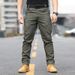 Men's Clothing Tactical Overalls Training Pants Commuting Wear Resistant Scratch Resistant Waterproof Foreign Trade Pants Multi Pocket Outdoor_viptrois.com