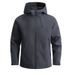 Men's Waterproof Windproof Hooded Jacket - Lightweight Breathable Outdoor Coat For Hiking, Running & Daily Wear_viptrois.com