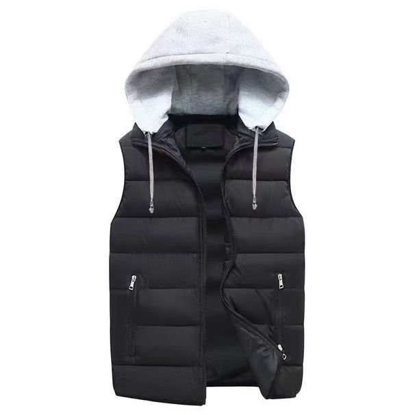 Unisex Quilted Puffer Vest – Winter-Ready Zip-Up Sleeveless Jacket | Oversized Fit With Stand Collar (L-6XL)_viptrois.com