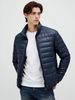Men's Clothing Lightweight Quilted Jacket With Stand Collar, Slim Fit Winter Coat, Casual Puffer Vest In Solid Colors (Grey, Black, Navy Blue)_viptrois.com