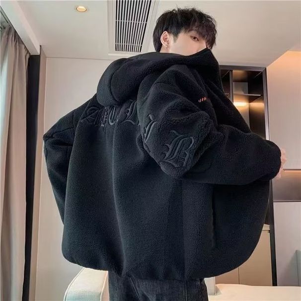 Lambskin Jacket Men's Autumn 2022 New Polar Fleece Autumn Clothes Autumn And Winter Fashion Brand Men's Jacket_viptrois.com