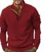 2025 Men's Best-Selling Autumn New Casual Stand Up Collar Long Sleeved Pit Stripe Corduroy Color Blocked Slim Fit Hoodie_viptrois.com