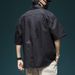 Summer Short-sleeve For Men, Brand, Loose Fit, Large Size, New Style Jacket, Trendy Workwear, Casual Versatile Shirt_viptrois.com