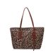Women's Bags Grade Large Capacity Leopard Print Tote Bag For Women Retro Large Handbag Underarm Bag For Women_viptrois.com