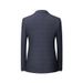 Men's Clothing Slim Dark Pattern Suits Studio Photo Casual Suits Three Piece Suits_viptrois.com