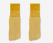 Yoga For Women Five-Toe Spring Summer Mid-Calf Pilates Fitness Sports Professional Silicone Non-Slip Gradient Long Socks_viptrois.com