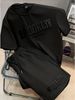 Men's 2 Piece Summer T-Shirt And Shorts Set Breathable Short Sleeved Crew Neck Top with Drawstring Elastic Waist Bottoms_viptrois.com