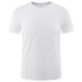 Men's Comfortable Quick Dry T-Shirt Crew Neck Solid Work Wear T-Shirt Casual Regular Fit Short Sleeves T-Shirts_viptrois.com