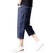 High-End Tencel Cool Lyocell Denim Shorts For Men, Summer Thin Loose Straight Ice Silk Men's Cropped Pants_viptrois.com