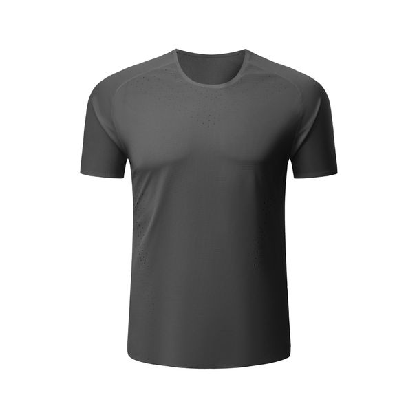 Men's Clothing Summer Elastic Fitness Quick Drying Casual Training Suit Short Sleeved T Shirt Men's Outdoor Sportswear Running Outdoor Tops_viptrois.com