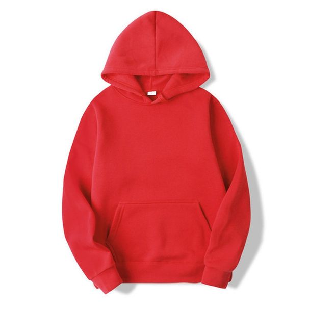 Pure Pure 2021 New Men's Solid Color Hooded Pullover Sweatshirt Cross-Border Foreign Trade_viptrois.com