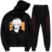 New Trendy Anime Series Youth Casual Hooded Sweatshirt Hoodie Top Pants Set_viptrois.com