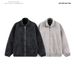 Men's Stand Collar PU Leather Jacket Trendy Brand Fashion Retro Stand Collar Tie Dye Loose Jacket Coat_viptrois.com