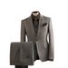 Men's Stripe Plus-Size Suit Set – Formal & Wedding Slim Fit Blazer With Vest & Trousers, Business & Party Stretch Polyester Suit_viptrois.com