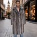 Men's Clothing Men's Fur Coat New Imitation Shearling Suit Collar Long Coat Winter Windproof Warm Windbreaker Large Size_viptrois.com