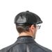 New Arrivals Hats Men 2024 Winter 100% Genuine Leather Warm Cap Male Beret Painter Boina Cowhide Octagonal High Quality Streetwear_viptrois.com