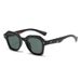 Men's Sunglasses Square Frame Personality Rice Nail Sunglasses Sun Protection Street Simple Unisex Sunglasses_viptrois.com