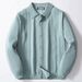 Men's Casual Knit Cardigan – Breathable Openwork Collar Lightweight Sweater (M-3XL, Machine Washable, Poly-Cotton Feel, Fall Layering Essential)_viptrois.com
