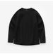 Men's Waffle-Knit Long Sleeve T-Shirt – Lightweight, Moisture-Wicking & Stretchy (Graphite Black/Ocean Blue/Olive Green)_viptrois.com