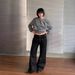 Men’s Clothing Large Size High Street Vibe Straight Jeans For Women Autumn New Design Loose Slim High Waist Mopping Pants_viptrois.com
