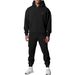 Men's Clothing autumn and winter men's love thick plate printing long sleeved trousers hooded sports leisure fleece warm and comfortable set_viptrois.com
