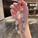 Ins High Grade Super Flash Mobile Phone Diamond Keychain Pendant All Match Anti Chain Special Shaped Pearl Bow Mobile Phone Chain_viptrois.com