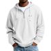 Men's Clothing European And American Heavyweight Long Sleeved Hooded Jacket With Hello Letter Print Men's Sports Casual Sweatshirt_viptrois.com