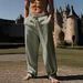 Loose Casual Linen Straight Pants Holiday Leisure Men's Solid Color Versatile Beach Trousers_viptrois.com