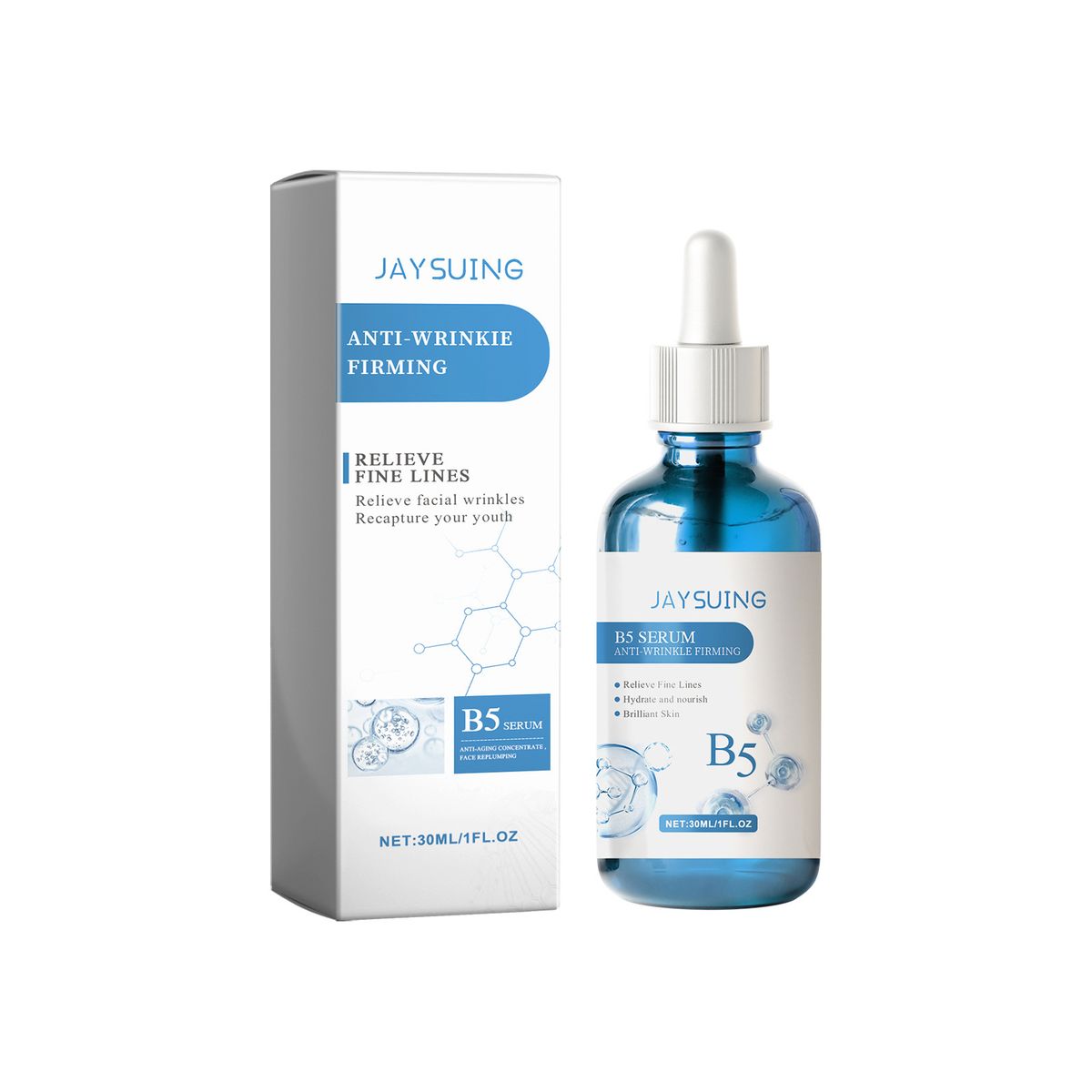 B5 Elastic Repair Serum, Daily Hydrating Moisturizing Softening Skin Care Serum_viptrois.com