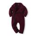 Children's clothes suit collar gentleman baby clothes baby wrap farts autumn onesie_viptrois.com