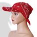 Ladies new spring and summer sun protection hat cashew flower lightweight baseball hat cotton amoeba headscarf hat_viptrois.com