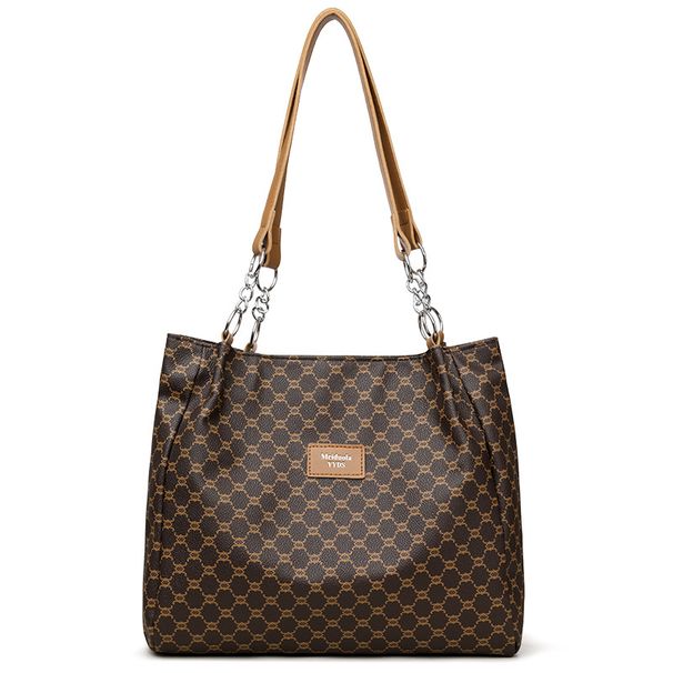 Women's Bags Women's Retro Fashion PU Soft Leather Shoulder Bag Commuter Large Capacity Tote Bag Is Very Suitable For Daily Use_viptrois.com