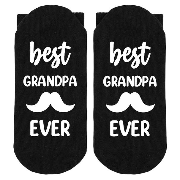 Cotton mid-tube socks sole letter non-slip glue floor socks creative casual sports socks_viptrois.com