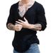 Pure Foreign Trade Men's Clothing European American Style Spring And Autumn Pullover Knitted Sweater V-Neck Woolen_viptrois.com