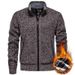 Men’s Winter Stand Collar Cardigan – Thick Knit Sweater Coat (Black/Beige/Dark Gray/Light Gray/Blue/Burgundy/Espresso, M-4XL)_viptrois.com