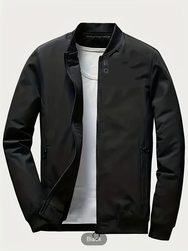 Extra Large Men's Youth Jacket College Style Trendy Fashion Oversized Coat Small Stand Collar Casual_viptrois.com