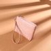 Women's Solid Color Pu Leather Zipper Coin Purses_viptrois.com