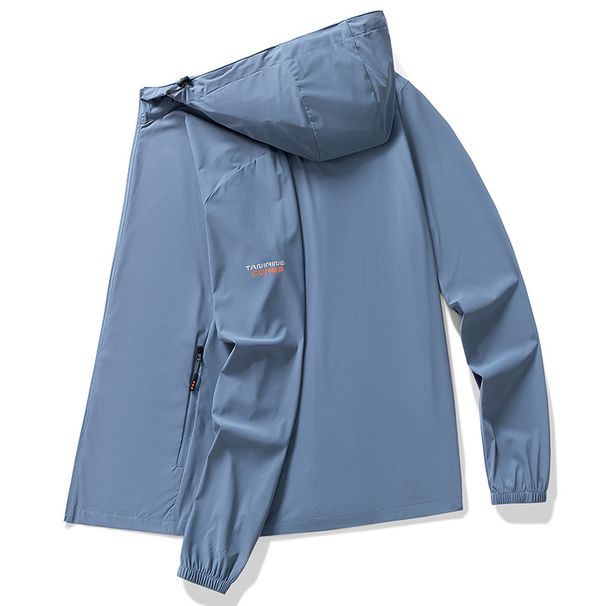 Summer Sun Protection Clothes Men Ice Silk Thin Uv Protection Large Size Fishing Coat Men Breathable Light Sun-protective Clothing Tide_viptrois.com
