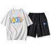 Men's Clothing Handsome Matching Short-Sleeved Sportswear Outfit Suit_viptrois.com