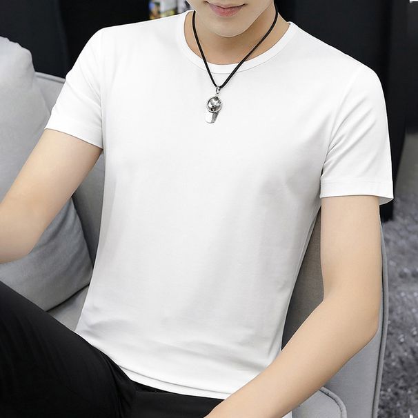 Men's Ivory White Ice Silk Knitted Polo Shirt Comfortable Hollow Out Pattern Short Sleeve Turn Down Collar T-Shirt Summer_viptrois.com